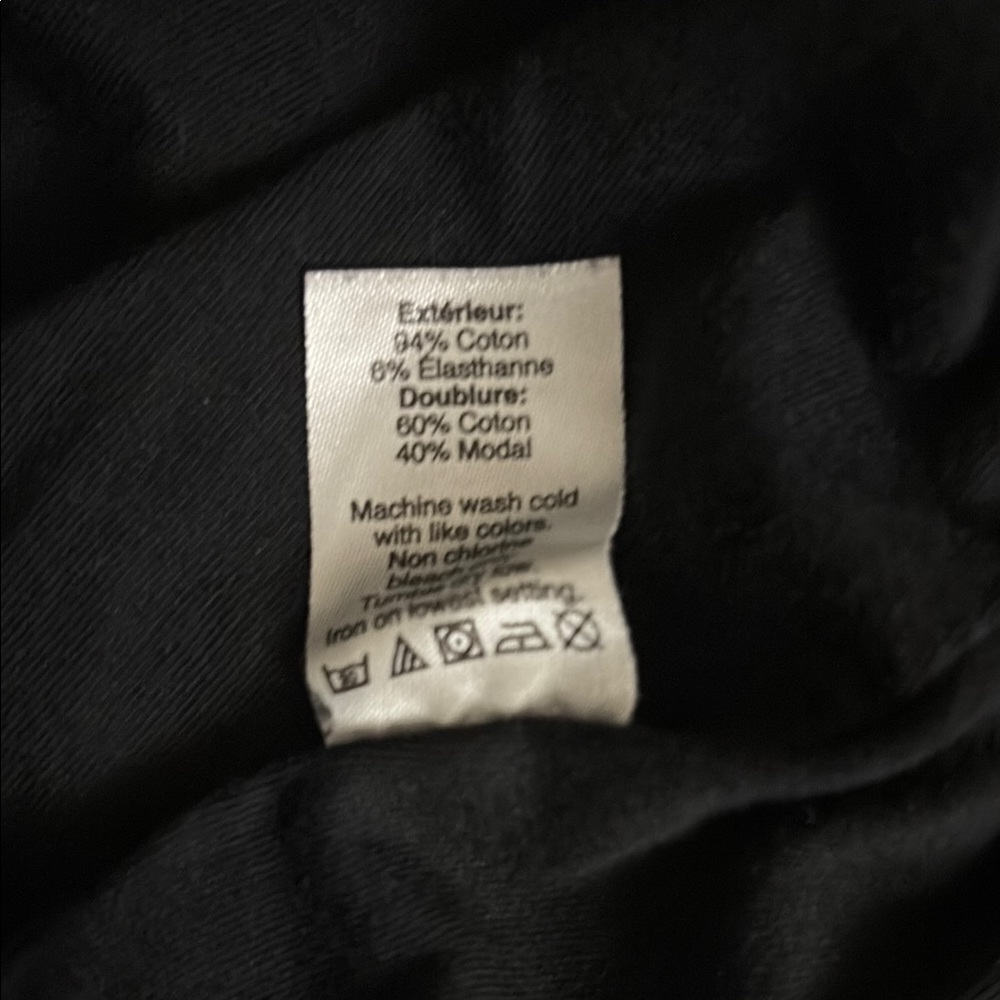 J. Crew Factory Black Fitted Tie Front Tank Top - Picture 6 of 6